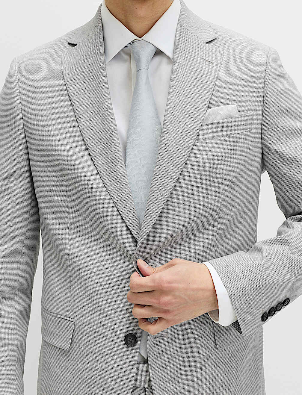 Tailored Fit Stretch Suit Jacket