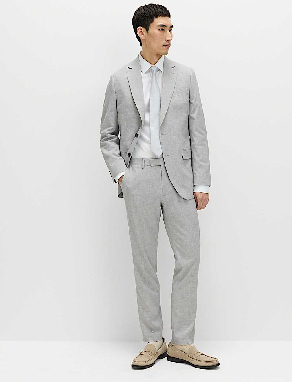 Tailored Fit Stretch Suit Jacket