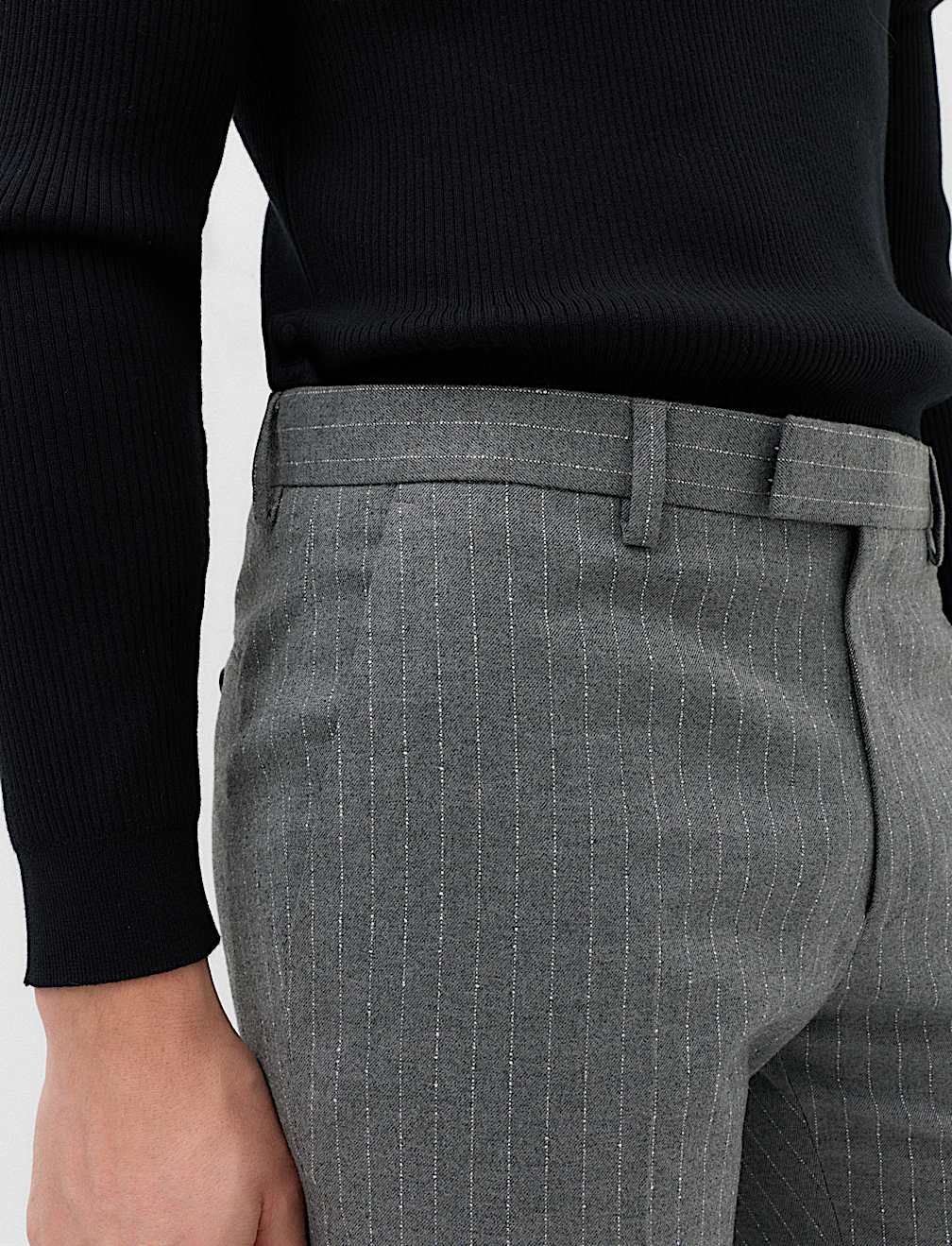 Slim Fit Pin Stripe Suit Trousers