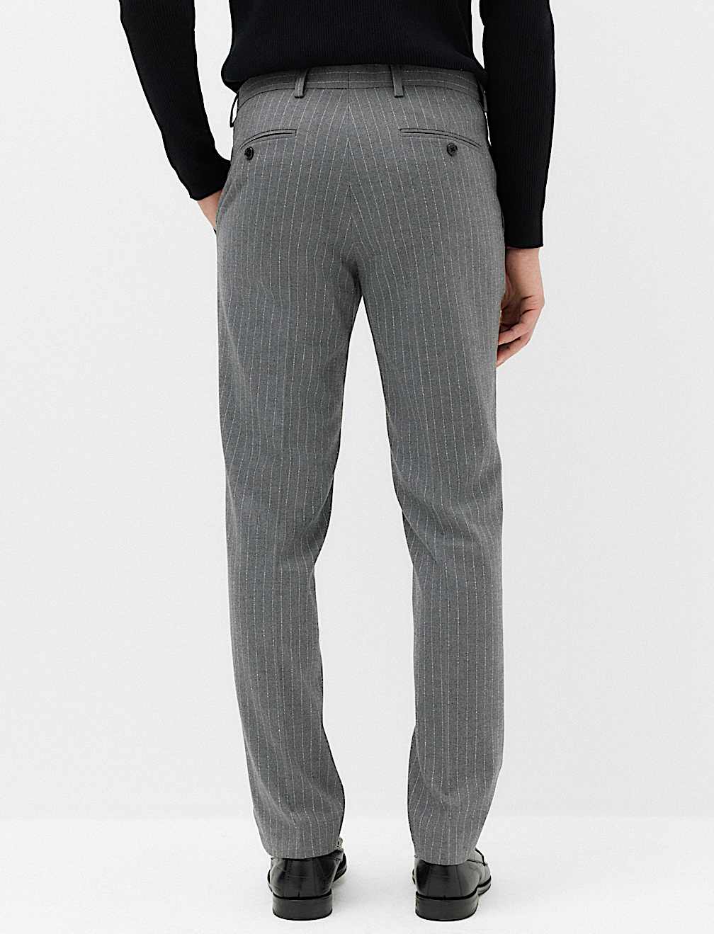 Slim Fit Pin Stripe Suit Trousers