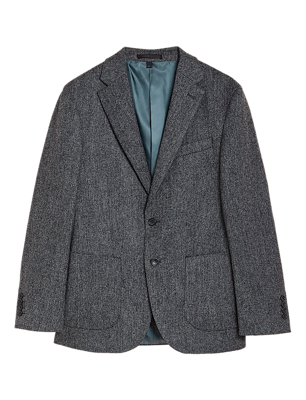 Pure British Wool Herringbone Jacket