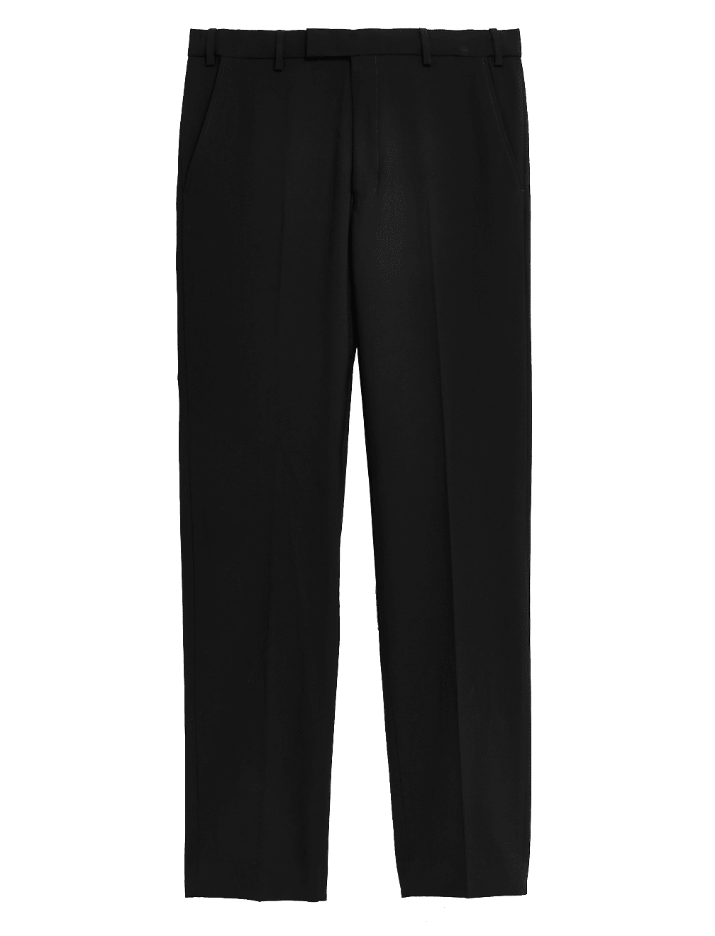 The Ultimate Black Tailored Fit Suit Trousers