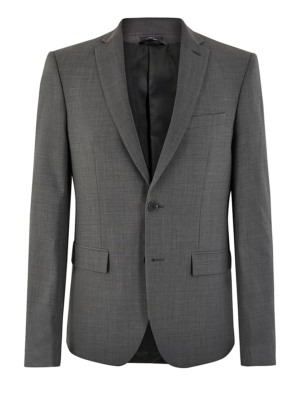 Tailored Fit Wool Blend Suit Jacket