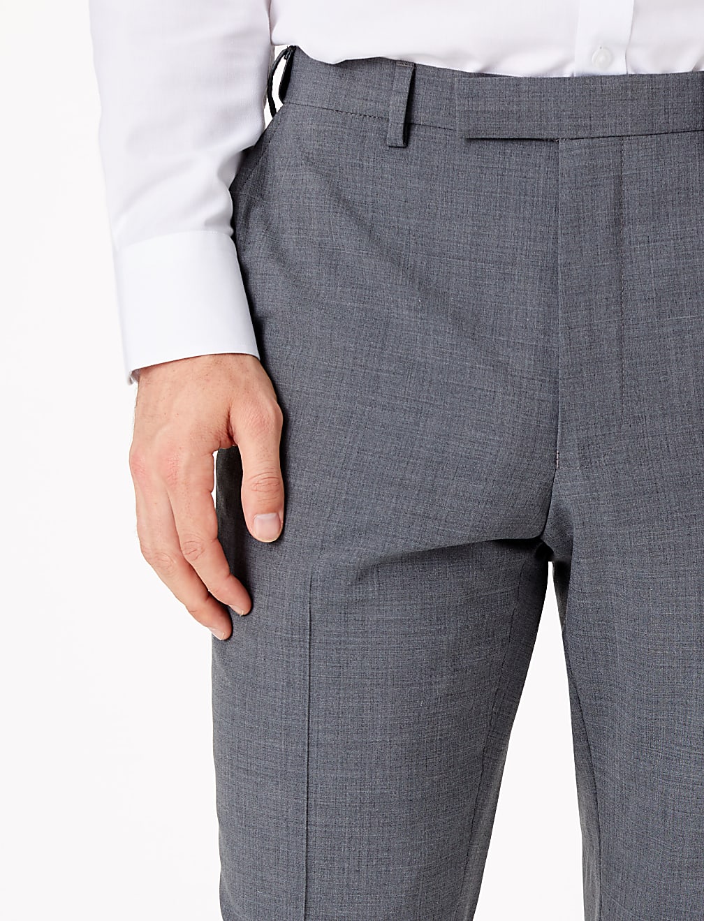 The Ultimate Big & Tall Grey Slim Fit Trousers
