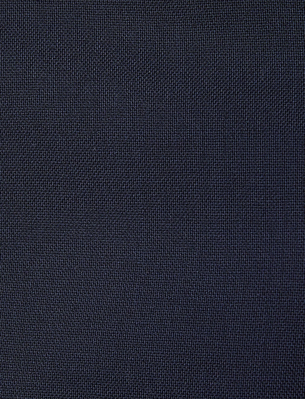 Navy Regular Fit Wool Rich Trousers