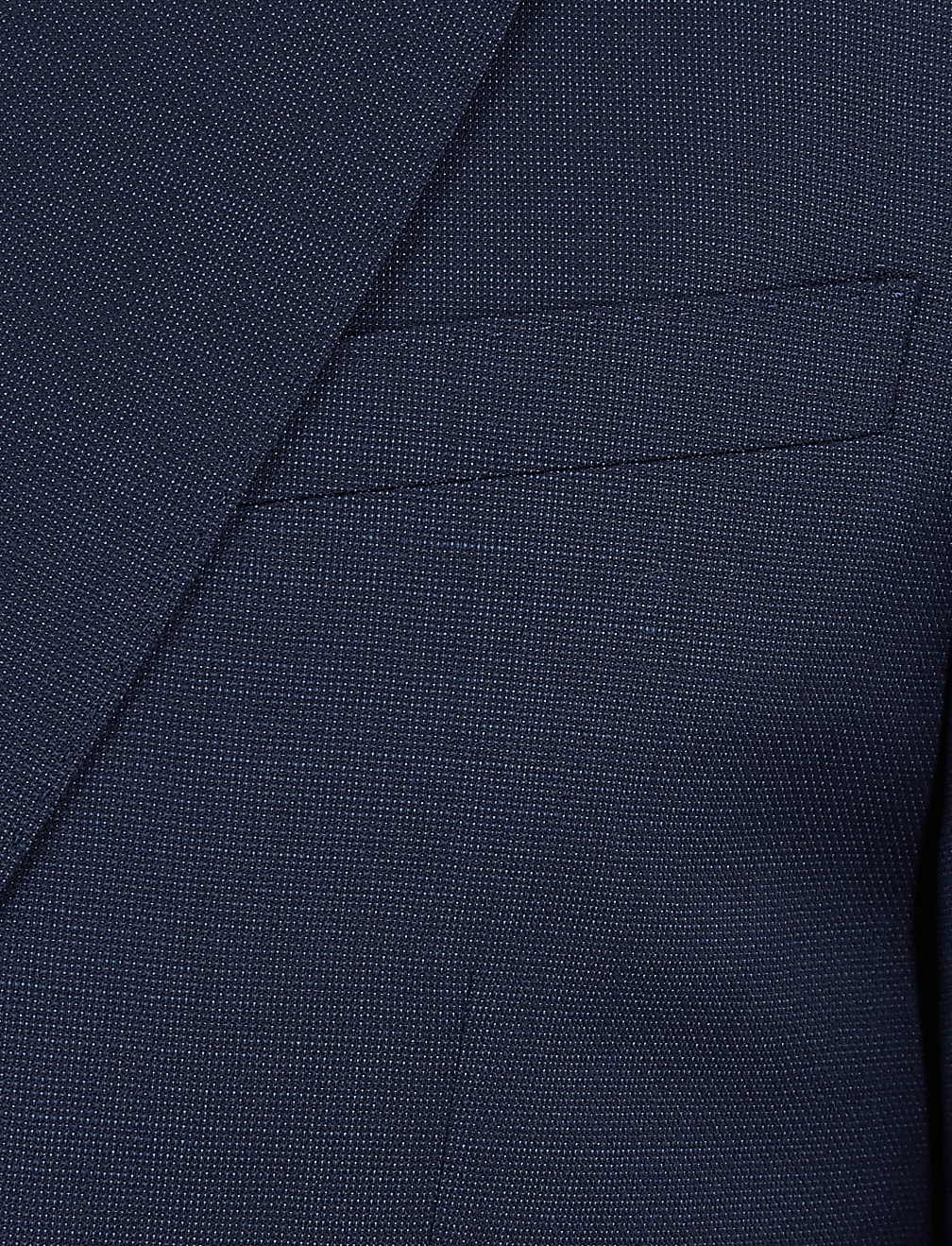 Blue Tailored Fit Wool Rich Jacket