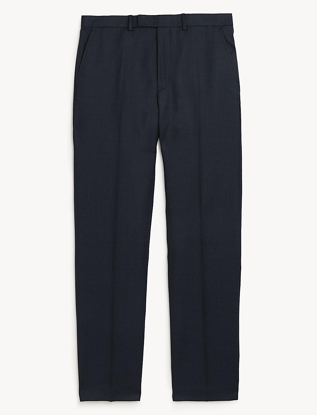 Regular Fit Pure Wool Suit Trousers