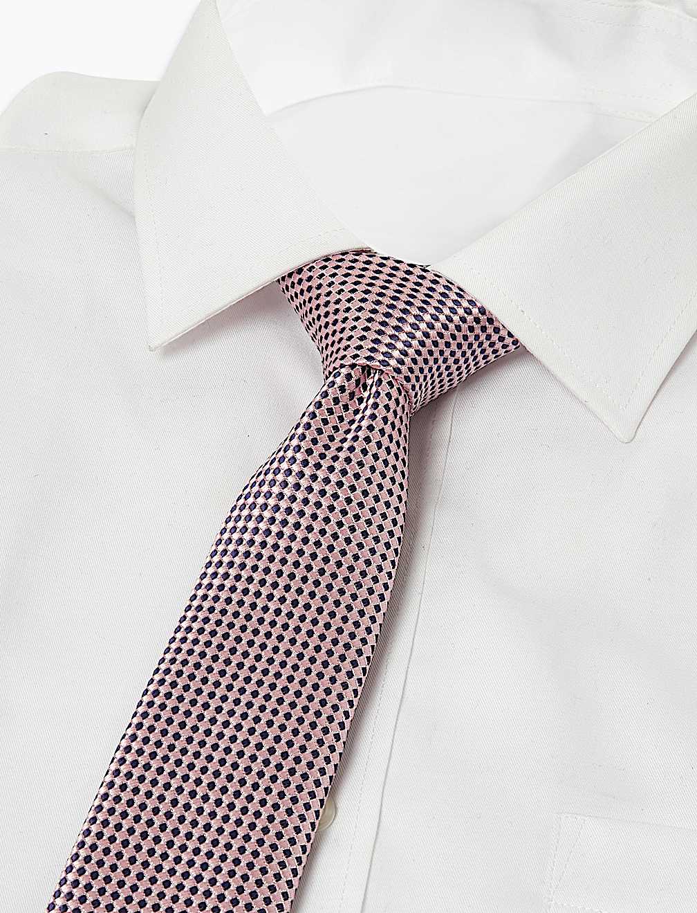 2 Pack Slim Woven Check & Paisley Ties