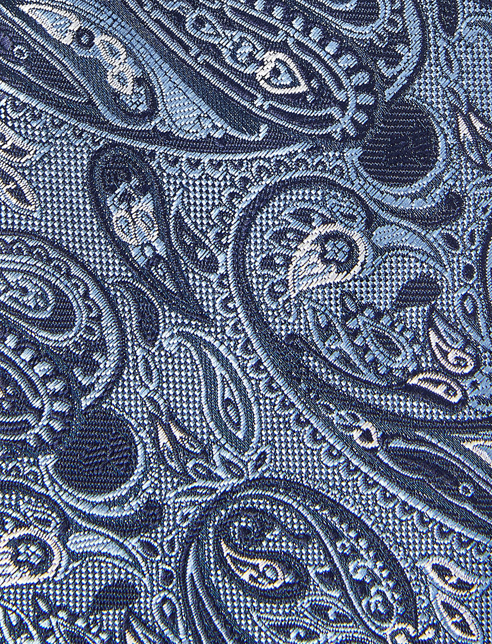 2 Pack Slim Woven Check & Paisley Ties