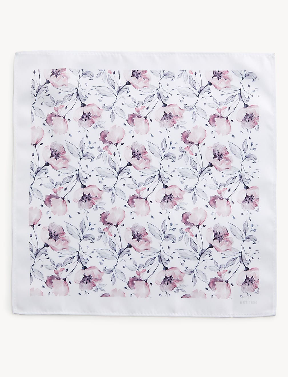 Floral Tie, Handkerchief & Pin Set