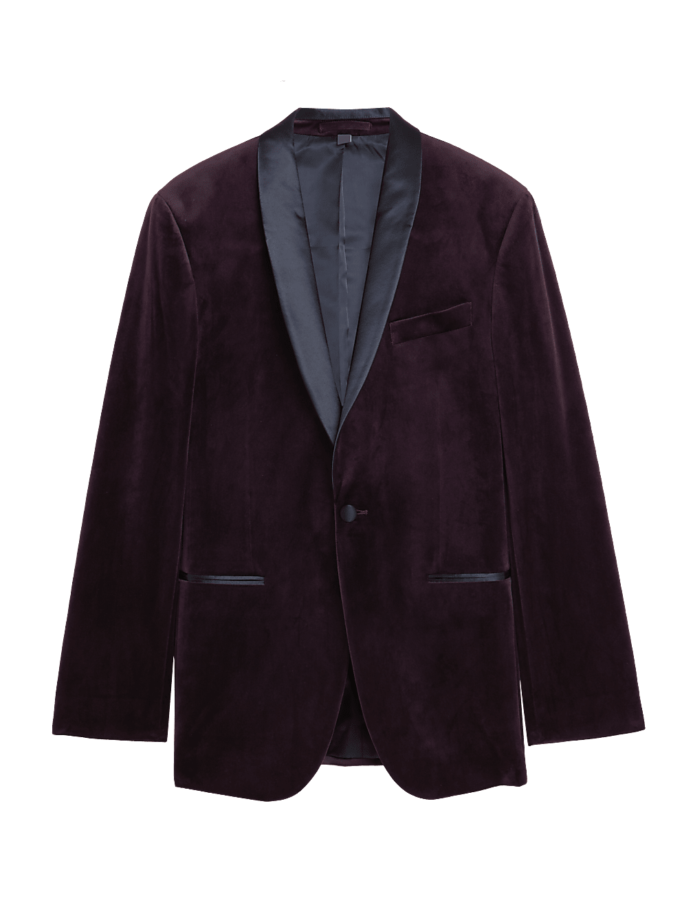 Velvet Shawl Lapel Blazer
