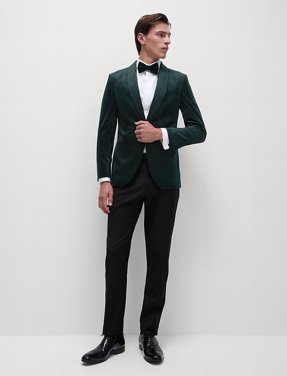 Slim Fit Velvet Jacket