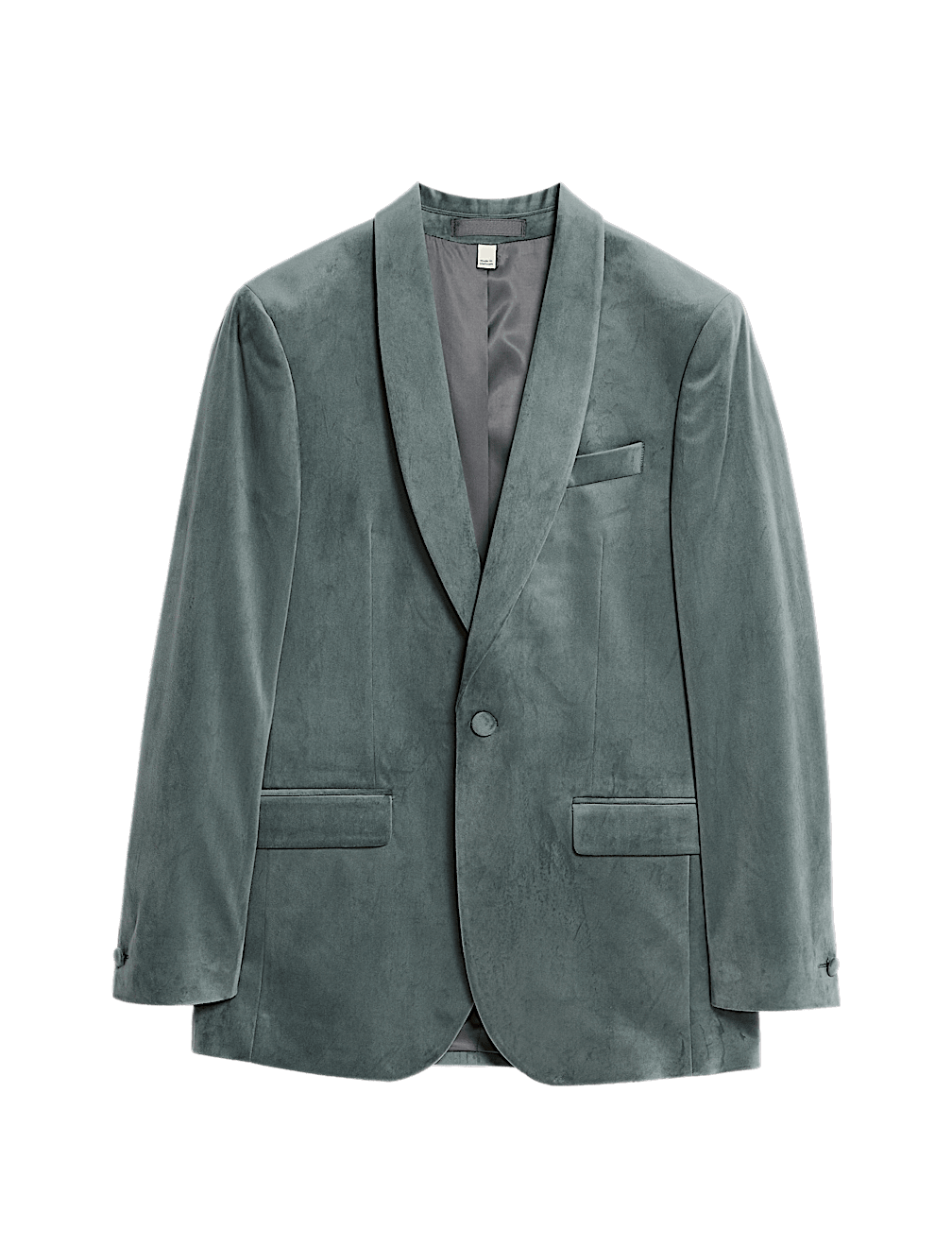 Tailored Fit Velvet Blazer