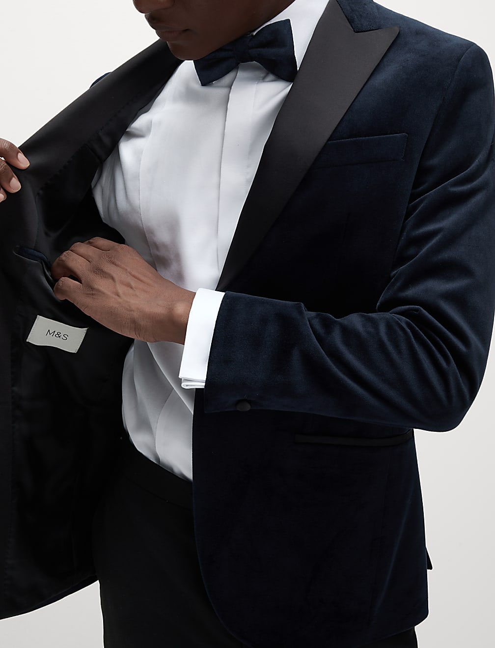 Slim Fit Velvet Tuxedo Jacket