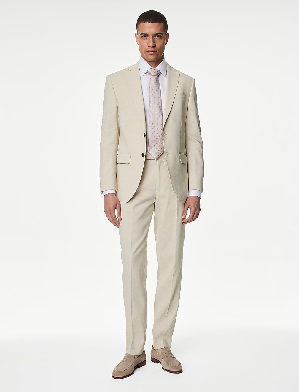 Tailored Fit Italian Linen Miracle&trade; Suit Jacket