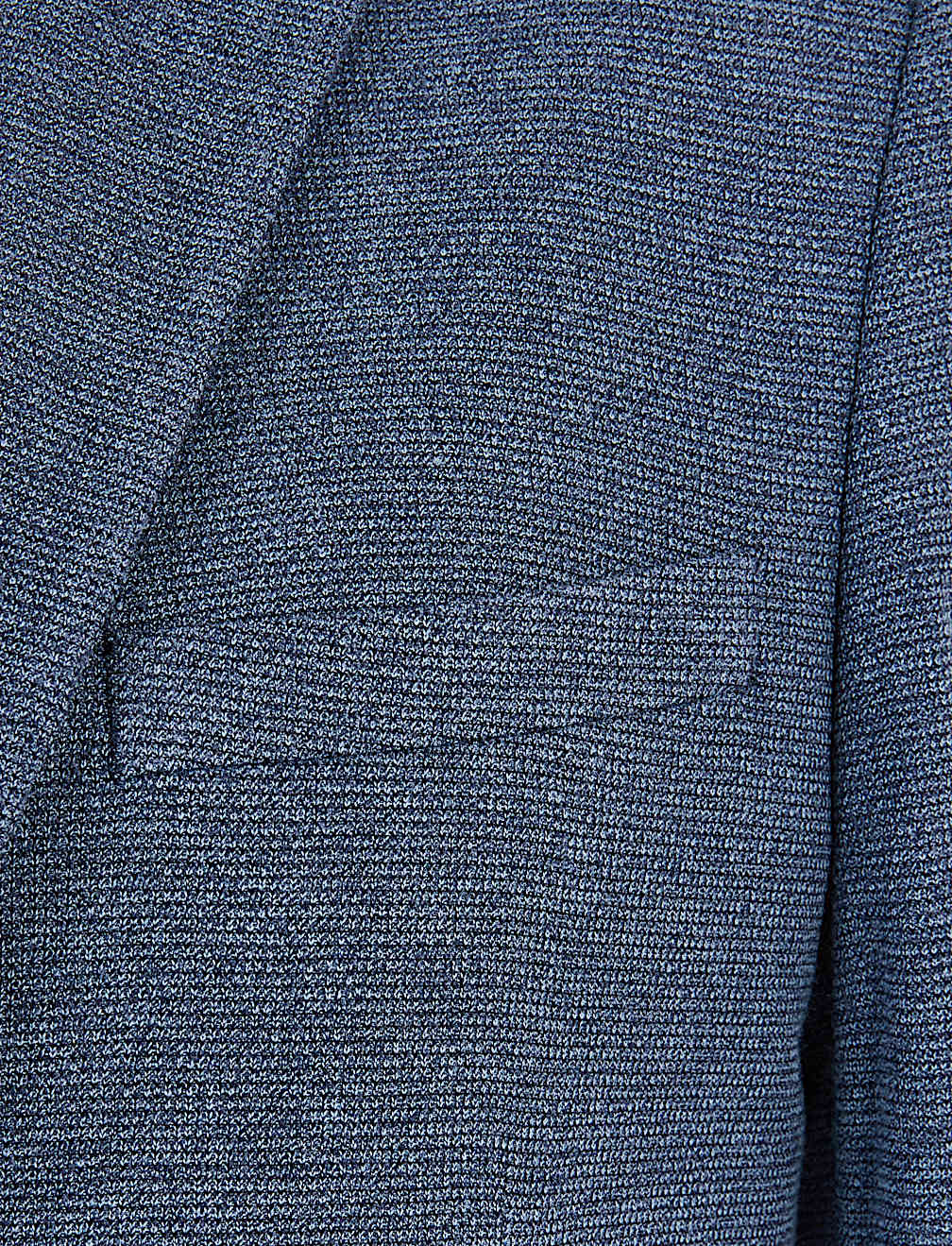 Slim Fit Textured Jacket with Stretch