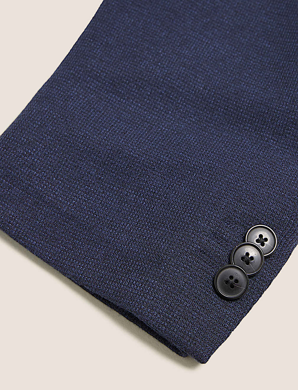 Slim Fit Textured Jacket with Stretch