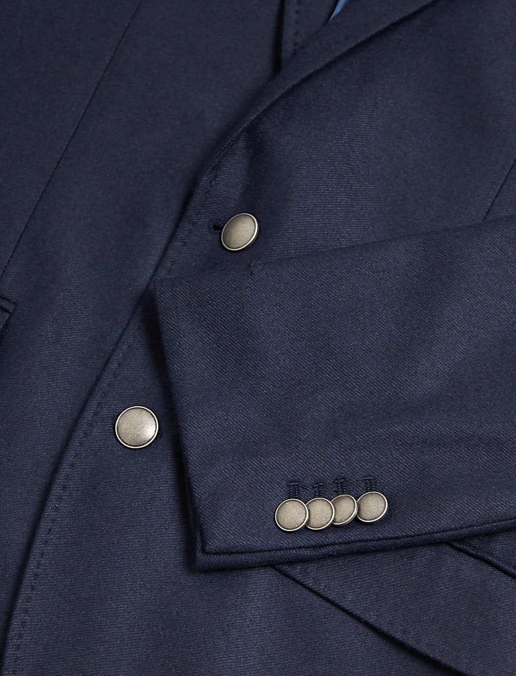 Regular Fit Wool Rich Blazer