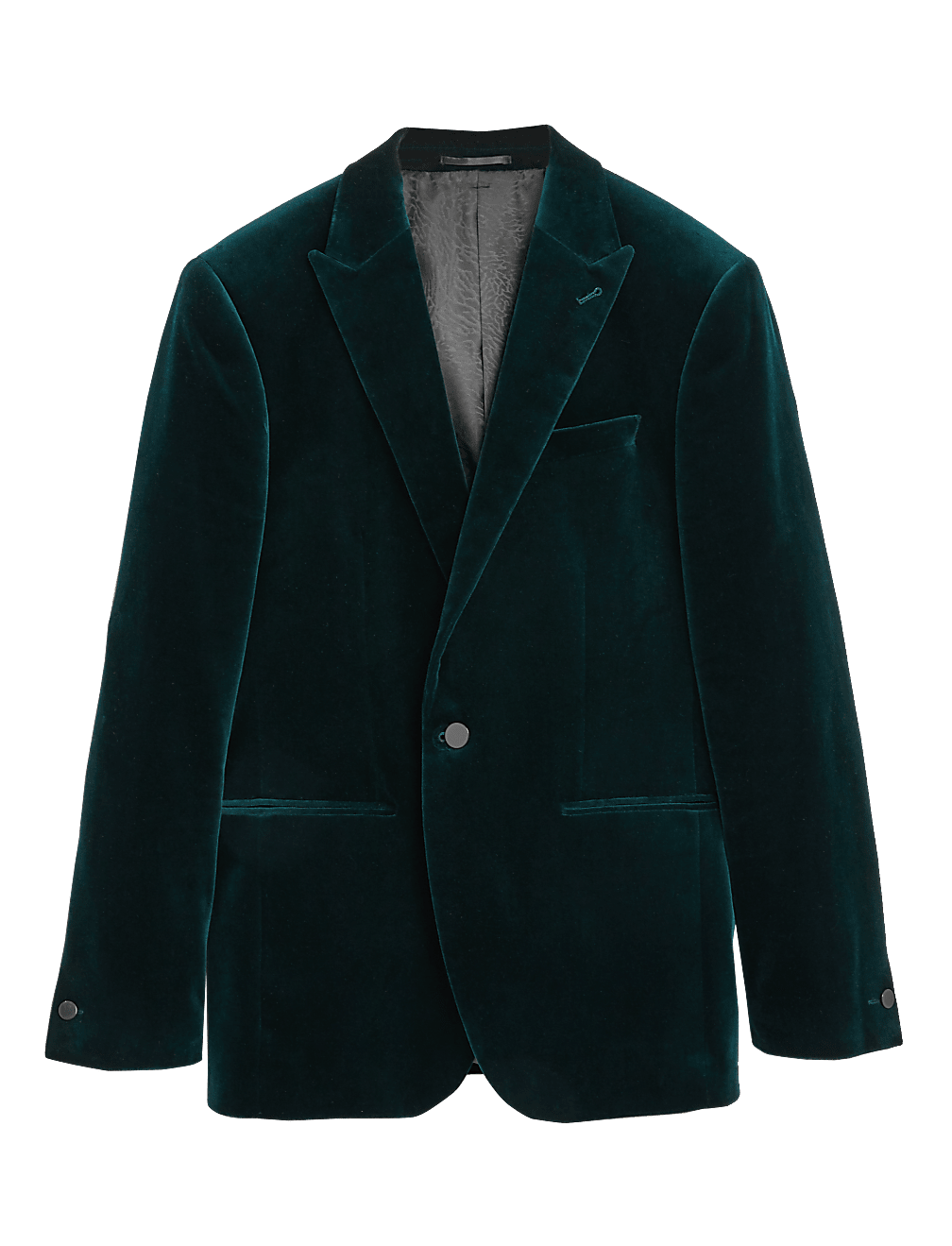 Regular Fit Cotton Velvet Blazer