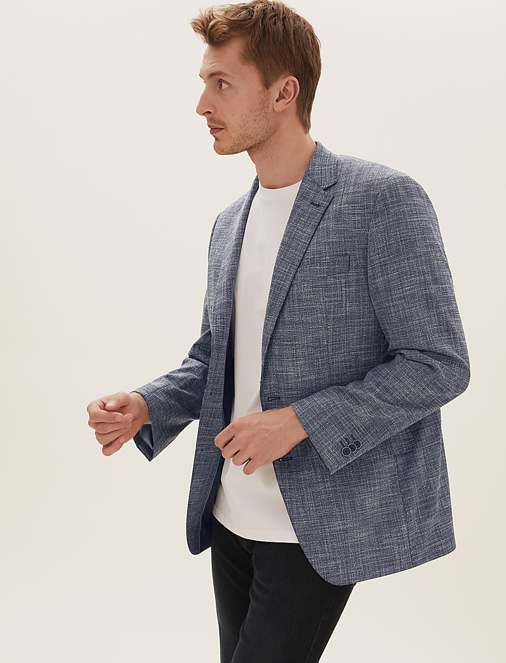 Regular Fit Textured Jacket