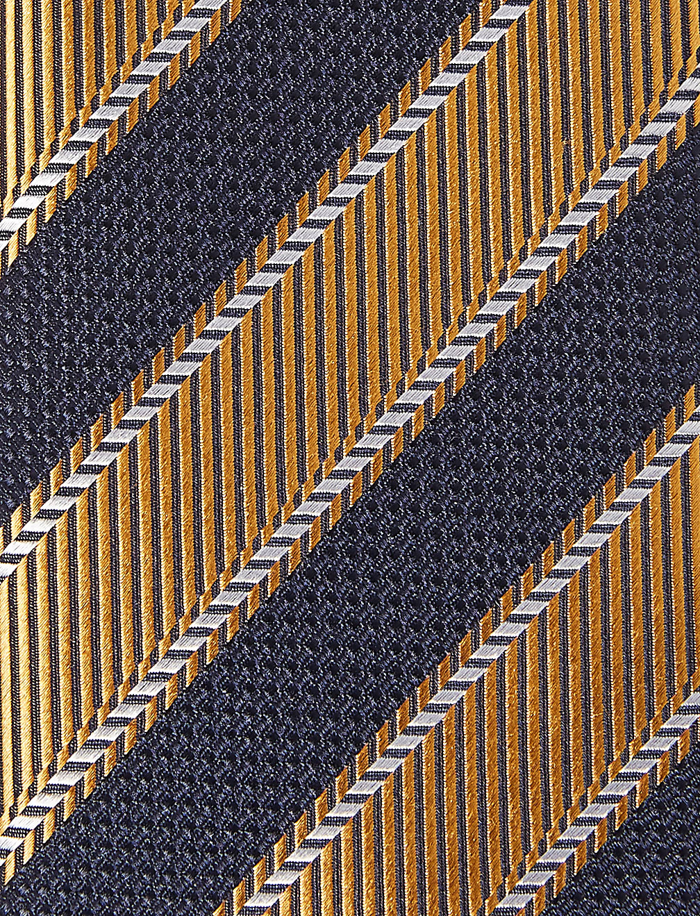 Striped Pure Silk Tie