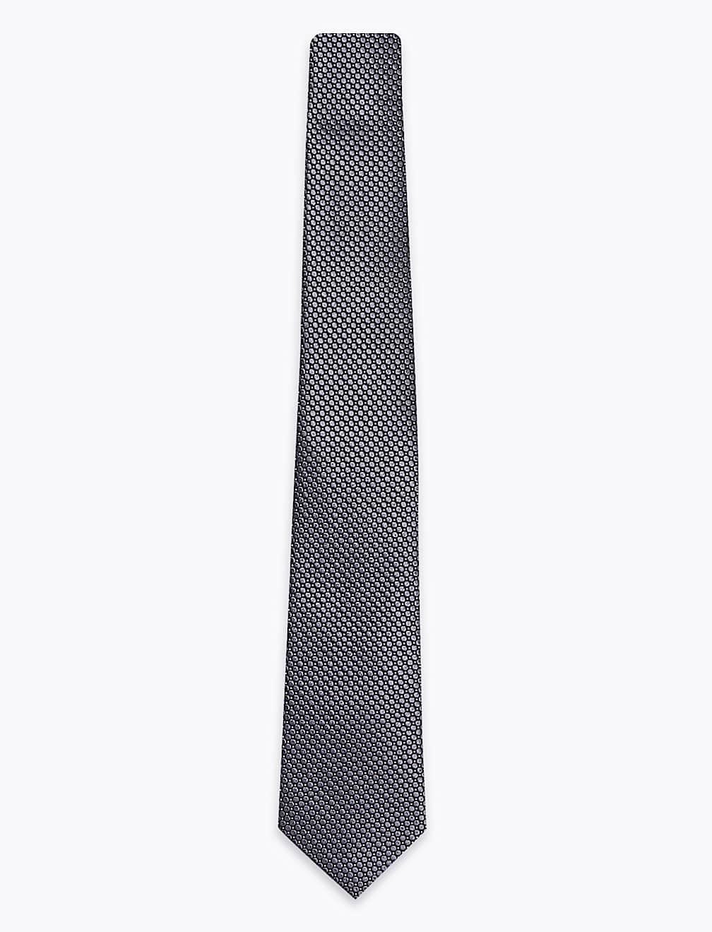 Polka Dot Pure Silk Tie