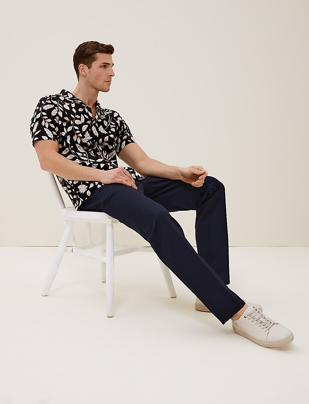 Regular Fit 360 Flex Elasticated Trouser