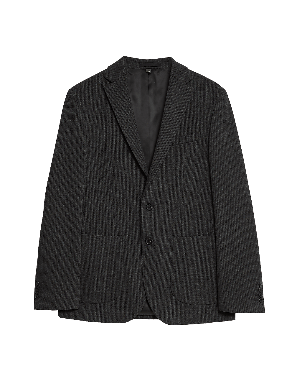 Textured Jersey Blazer