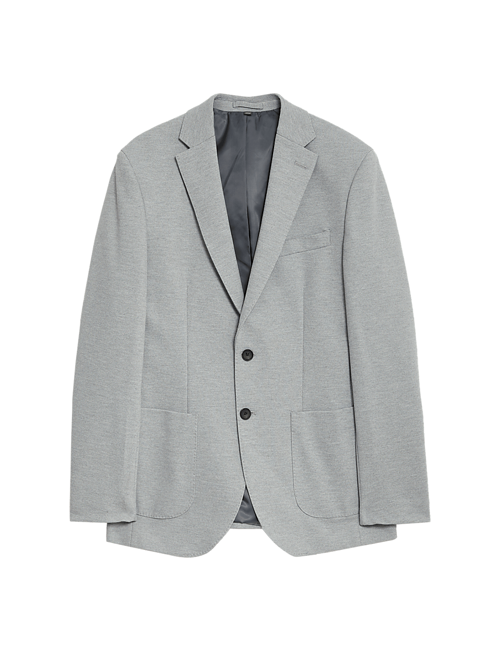 Textured Jersey Jacket with Stretch