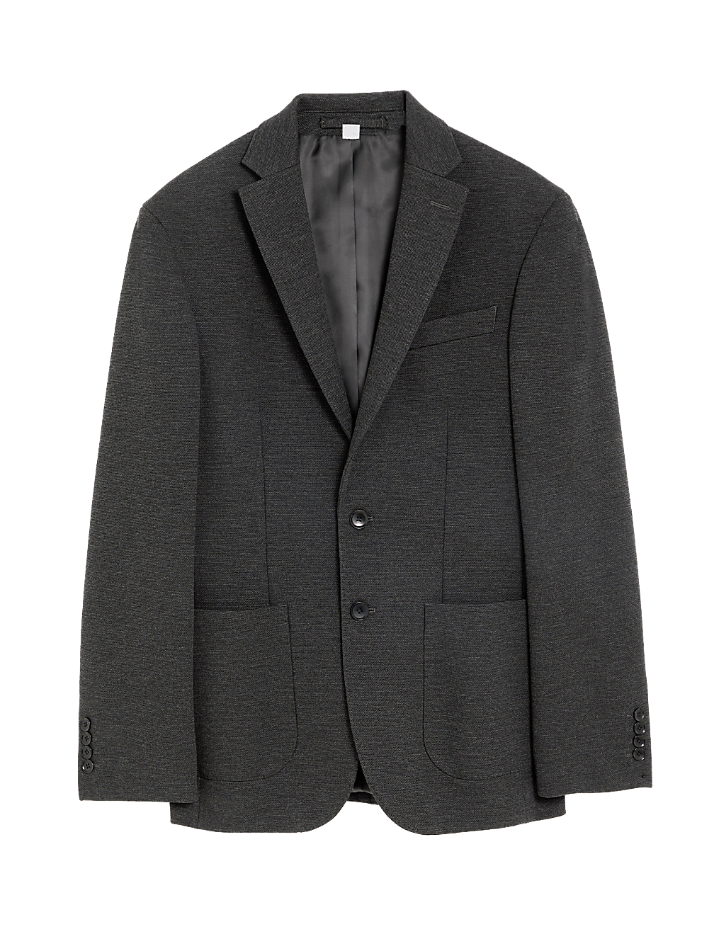 Textured Jersey Jacket with Stretch