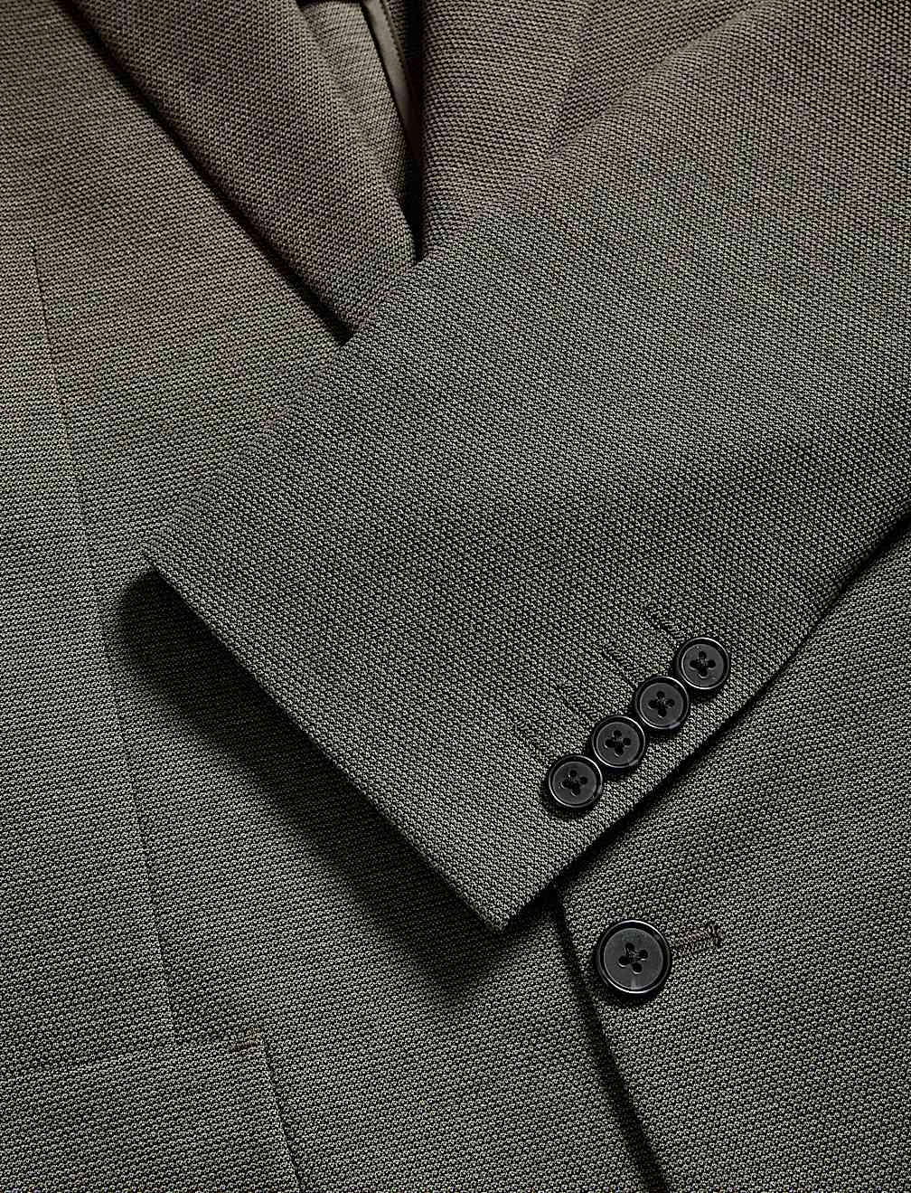 Tailored Fit Jersey Textured Blazer
