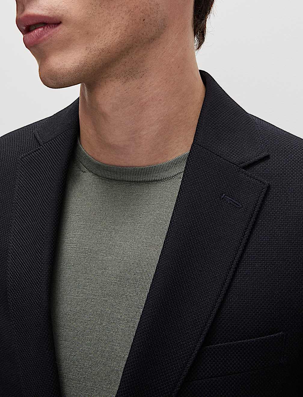 Textured Blazer