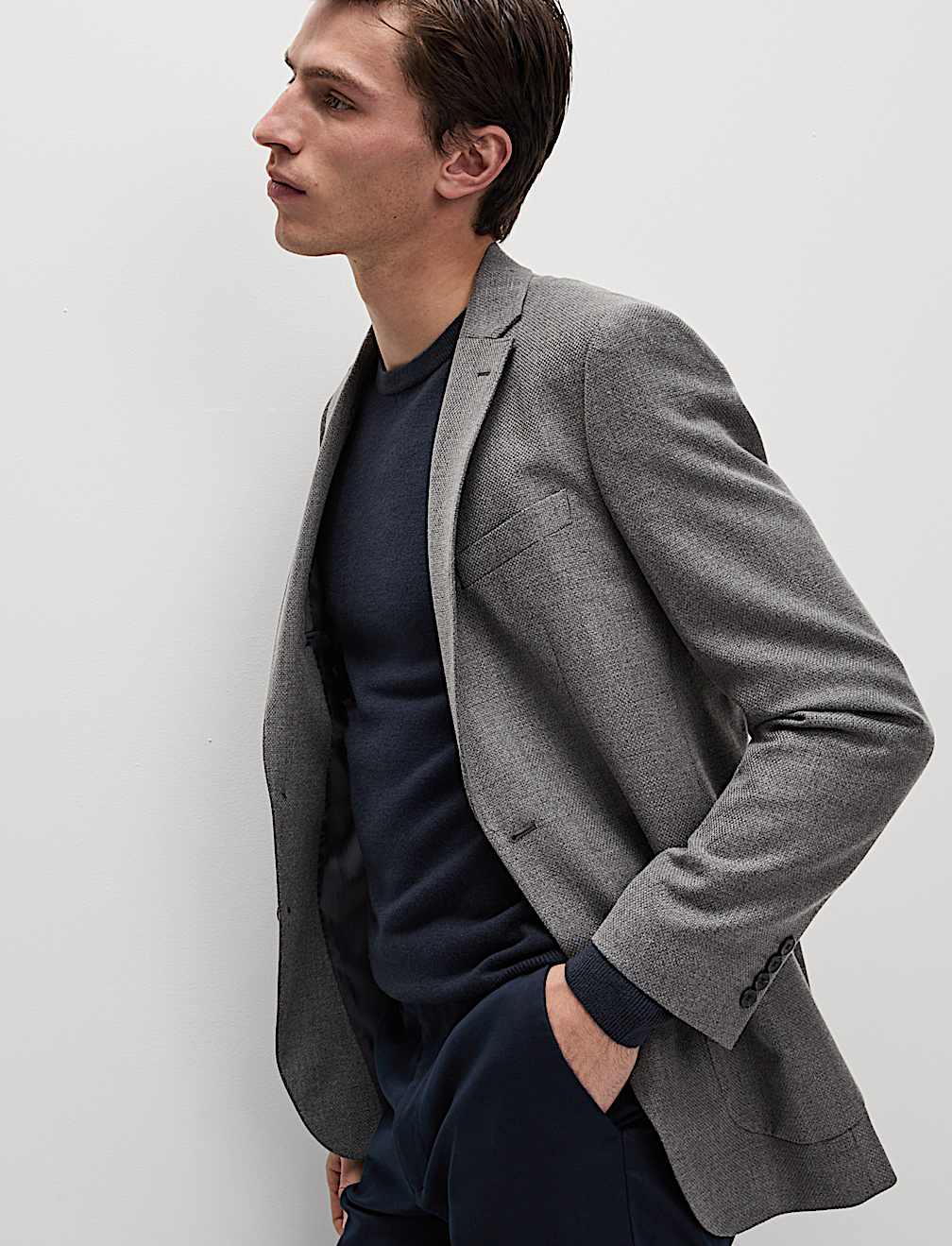 Textured Blazer