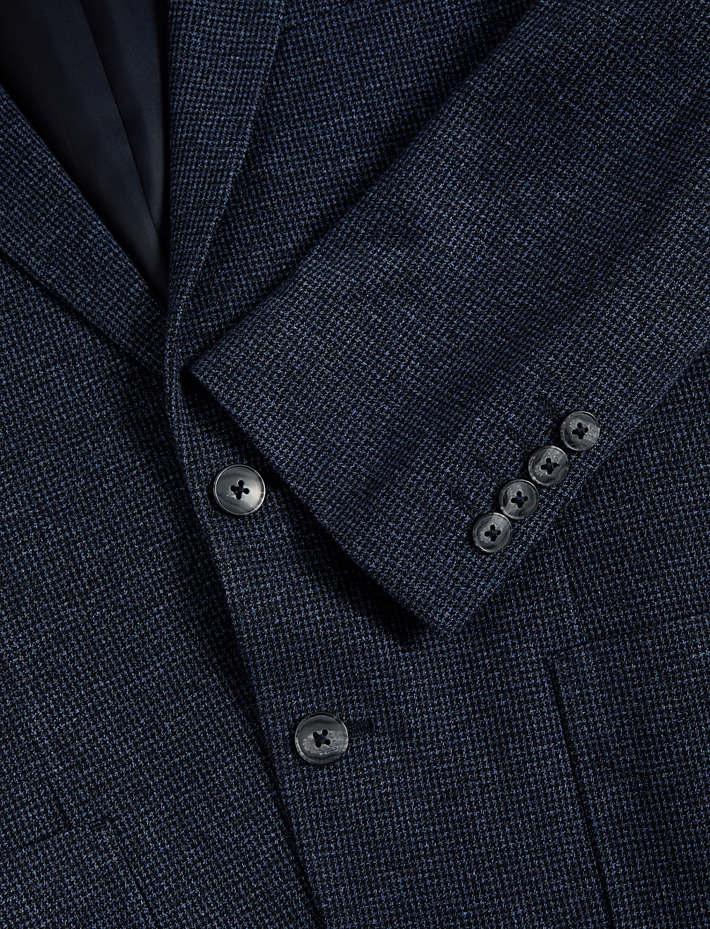 Tailored Fit Cotton Rich Puppytooth Blazer