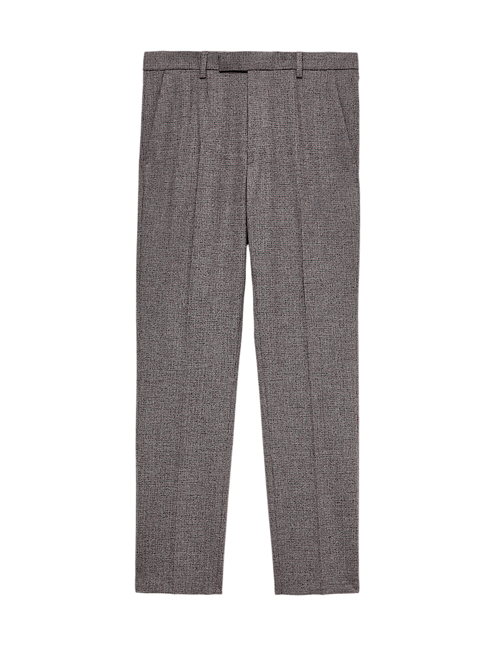 Tailored Fit Micro Check Suit Trousers