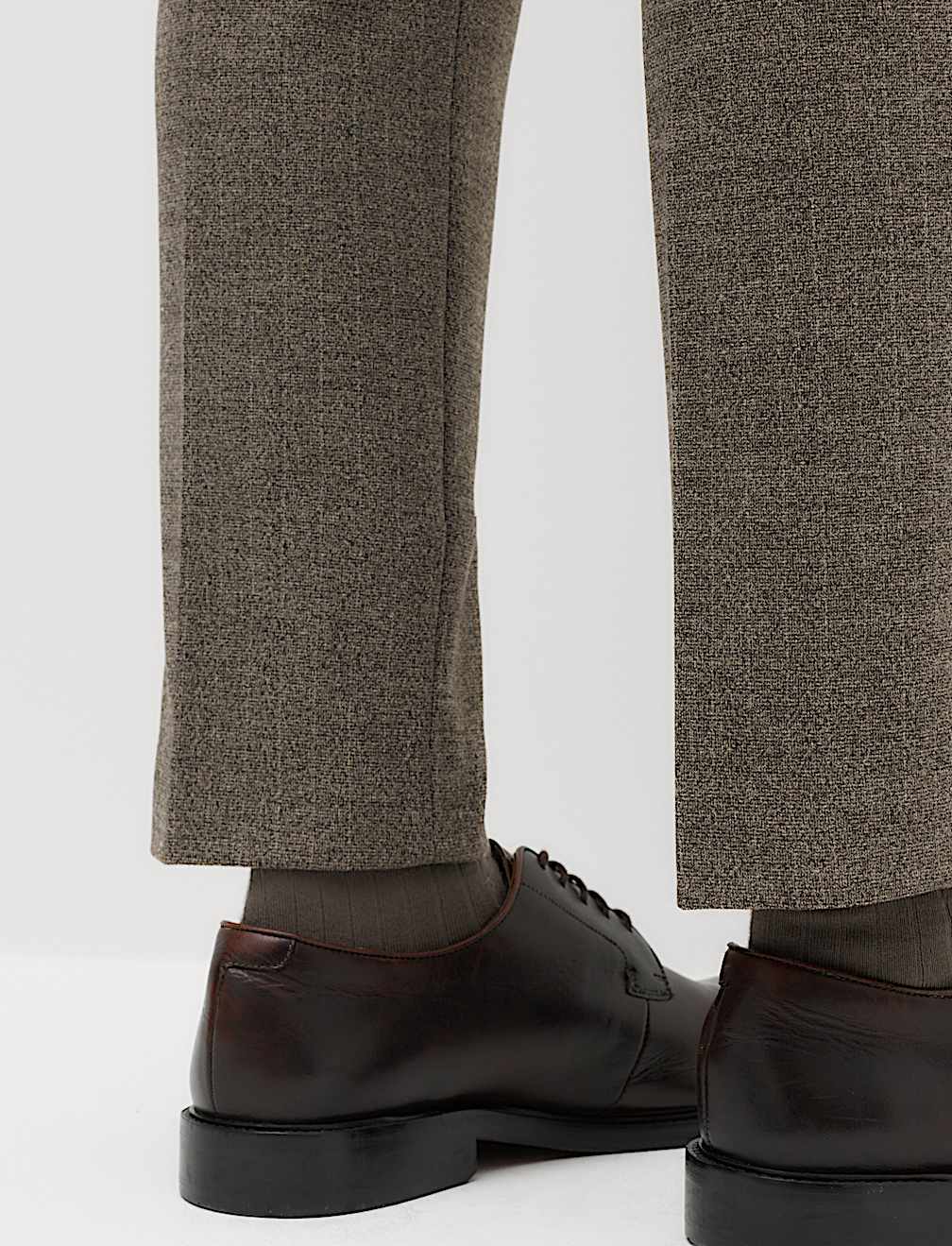 Slim Fit Striped Suit Trousers