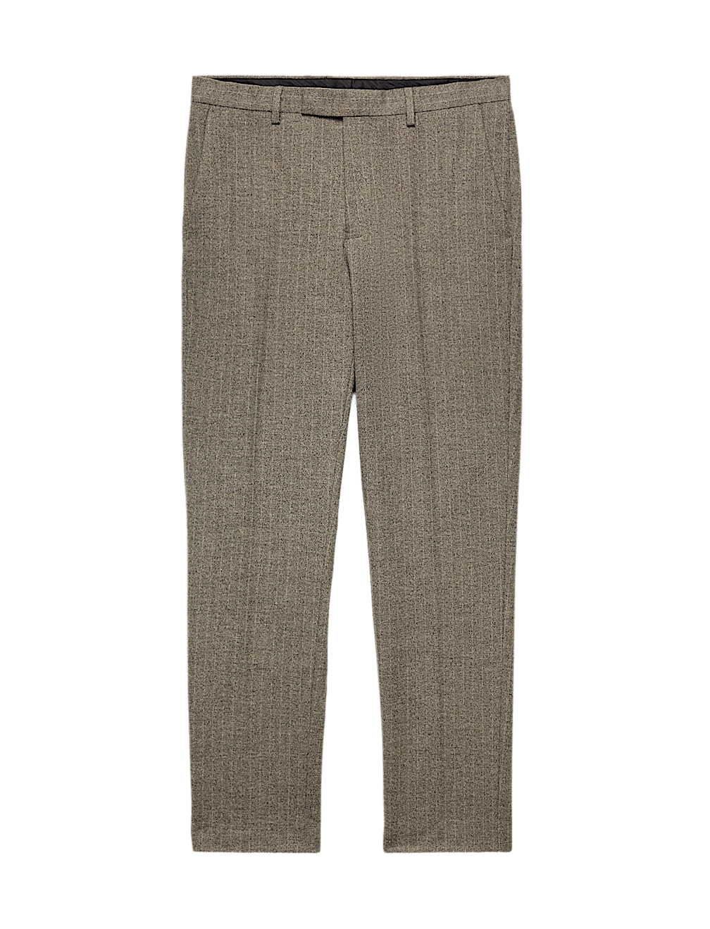 Slim Fit Striped Suit Trousers