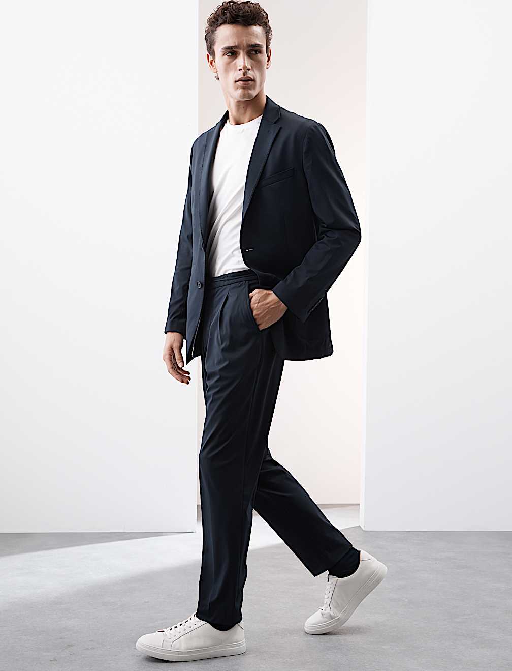Tailored Fit Packable Suit Trousers
