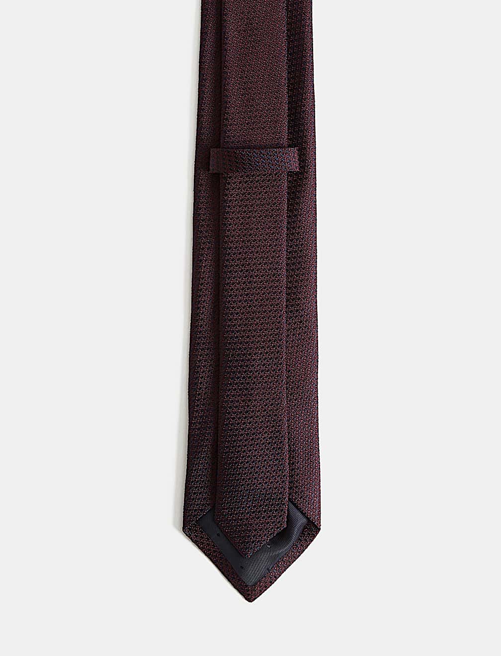 Textured Pure Silk Tie