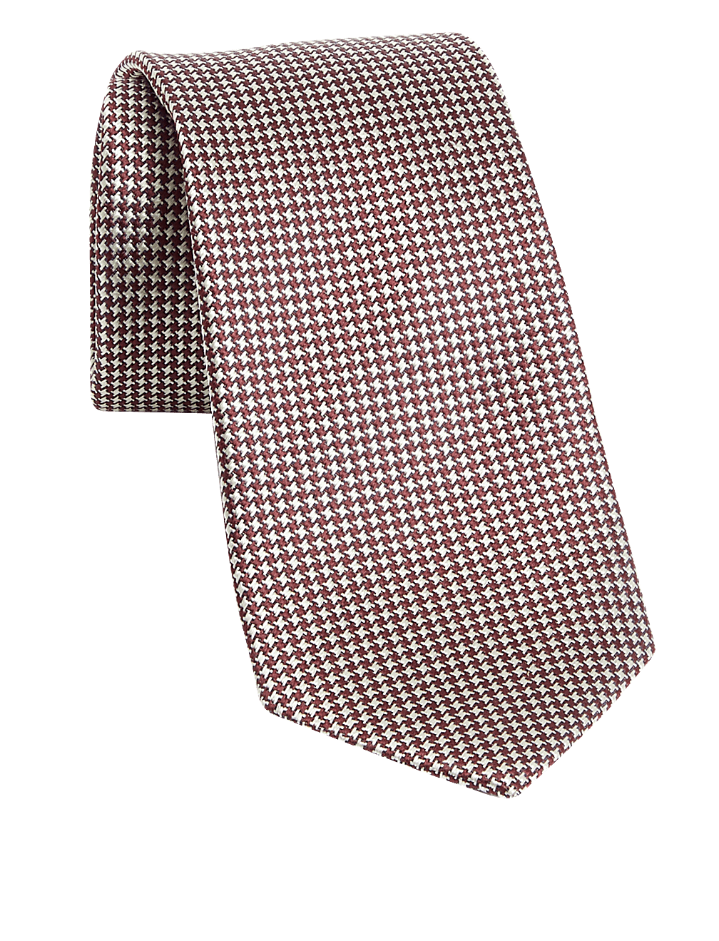 Check Pure Silk Tie
