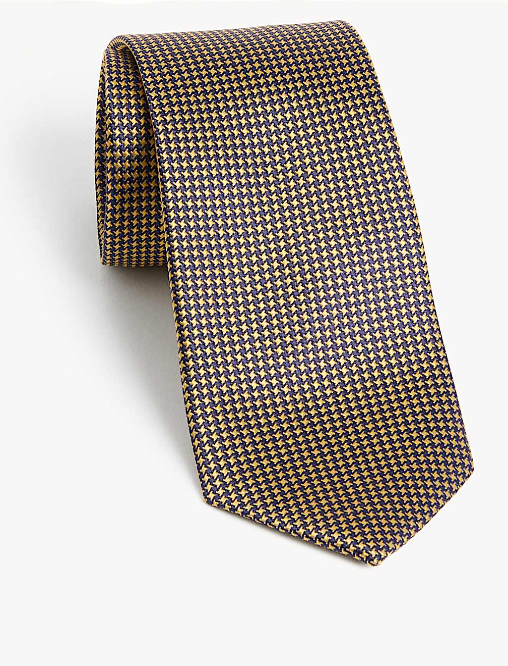 Check Pure Silk Tie