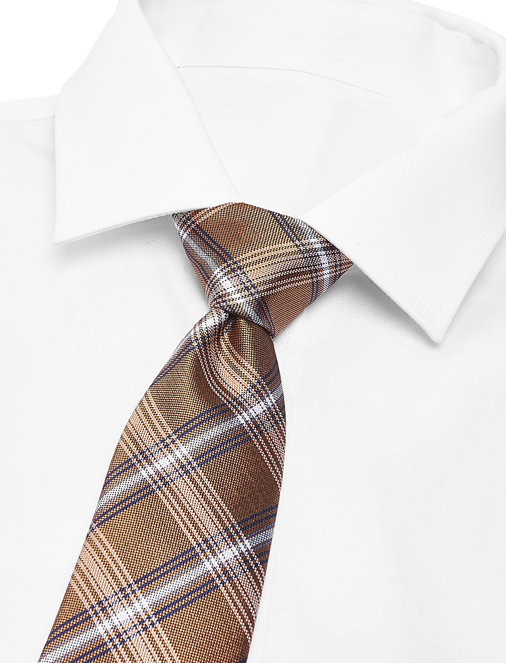 Pure Silk Heritage Check Tie