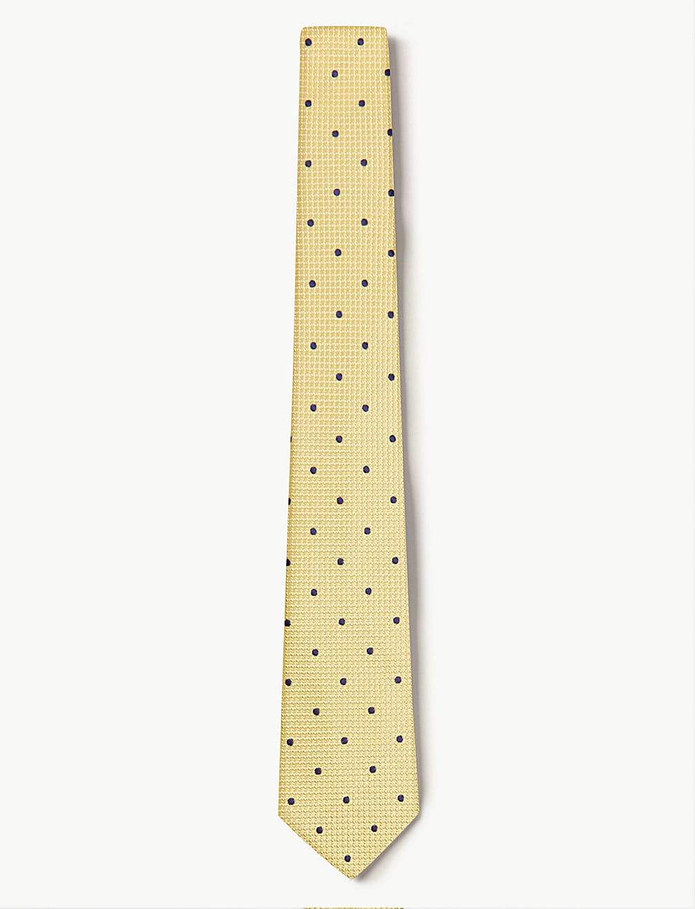 Slim Polka Dot Pure Silk Tie