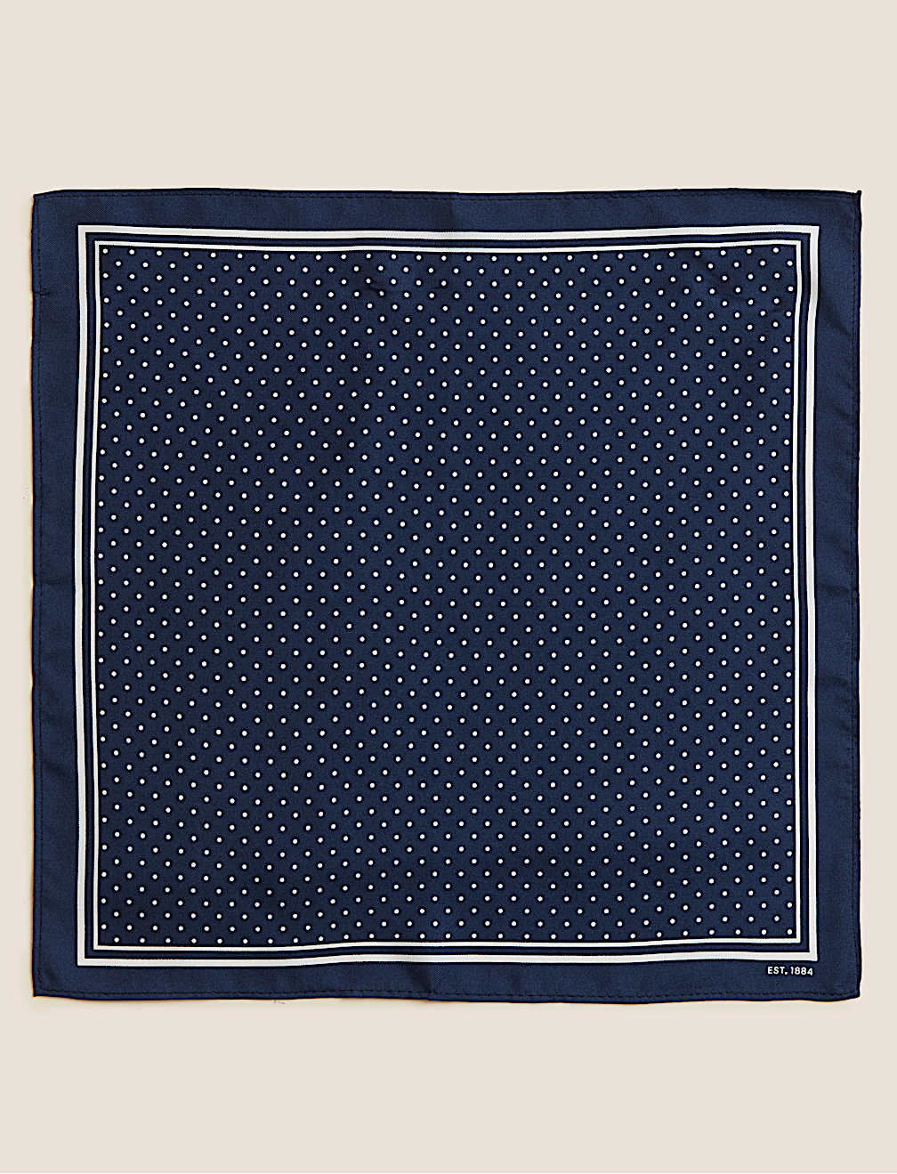 Pin Dot Pure Silk Pocket Square