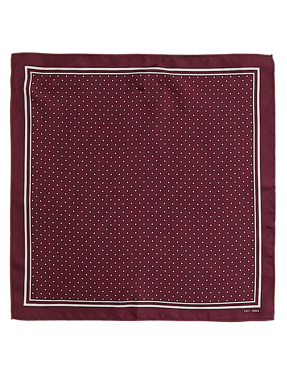 Pin Dot Pure Silk Pocket Square