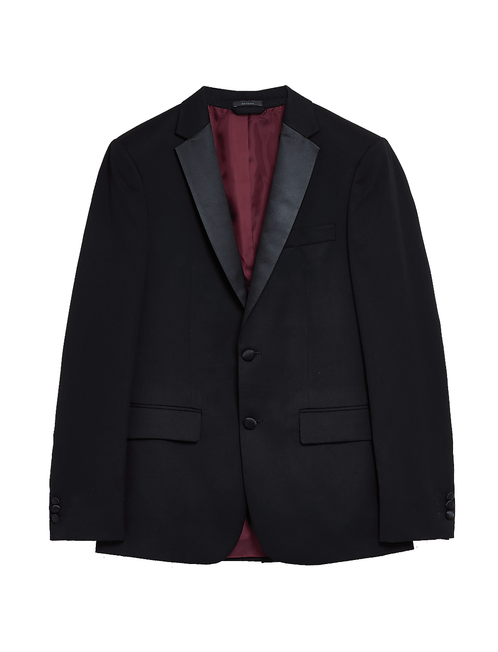 Black Slim Fit Dinner Suit Jacket