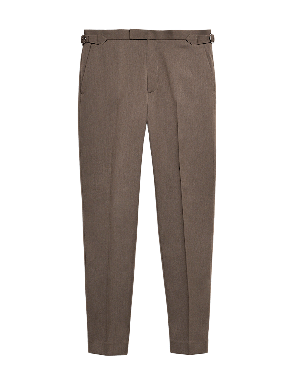Tailored Fit Sateen Stretch Tuxedo Trousers