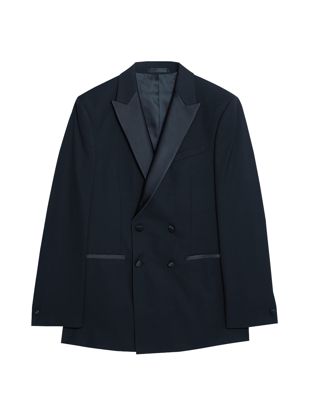 Slim Fit Double Breasted Tuxedo Jacket