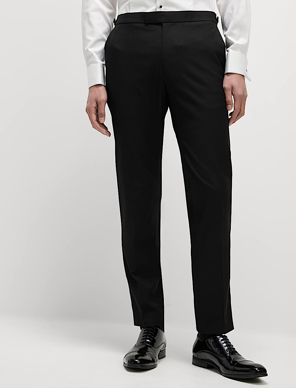 Slim Fit Stretch Tuxedo Trousers