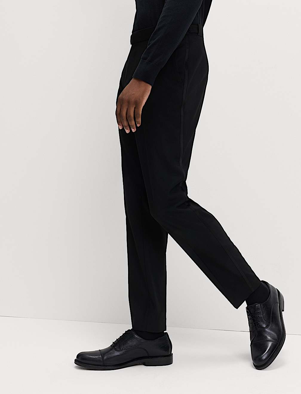 Slim Fit Stretch Tuxedo Trousers